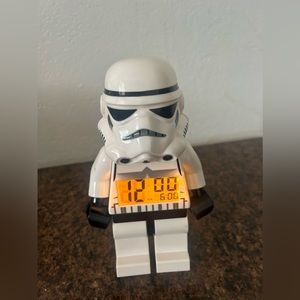 Lego Storm Trooper alarm clock